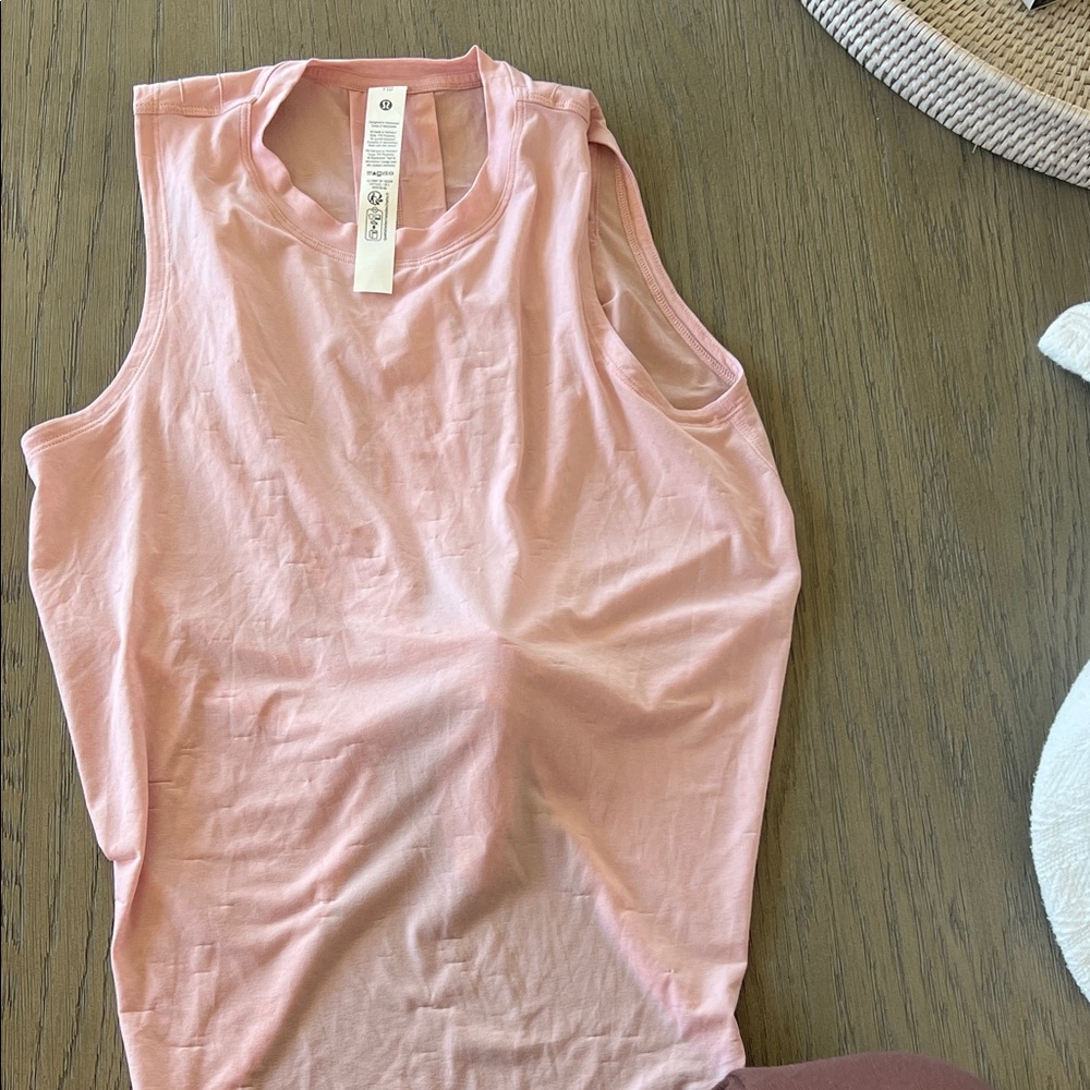 Lululemon Athletica Pink Tank Top